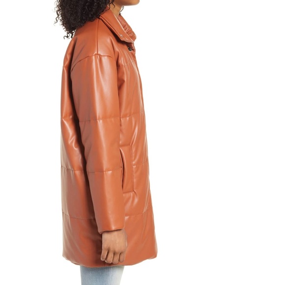 BlankNYC Arden Faux Leather Puffer Coat - Picture 4 of 8